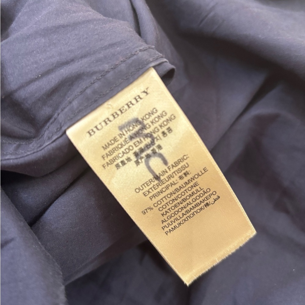 🆕 Burberry Nova check Blue Logo Shirt 👕 - Picture 5 of 6